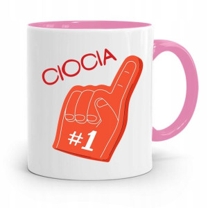 Kubek Różowy Dla Cioci Prezent Ciocia Numer Jeden!