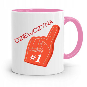 Kubek Różowy Dla Dziewczyny Dziewczyna Nr1