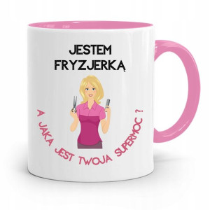 Kubek Różowy Dla Fryzjera Jestem Fryzjerką Prezent