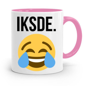 Kubek Różowy Dzień Dziecka Iksde. Buźka Emotka
