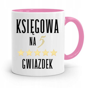 Kubek Różowy Prezent Dla Księgowej Księgowego