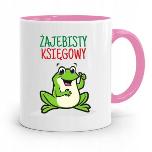Kubek Różowy Prezent Dla Księgowej Księgowego