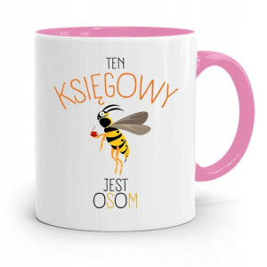 Kubek Różowy Prezent Dla Księgowej Księgowego
