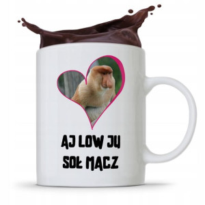 Kubek Śmieszny Janusz Nosacz Aj Low Ju Soł Macz