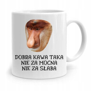 Kubek Śmieszny Nosacz Janusz Polak Dobra Kawa