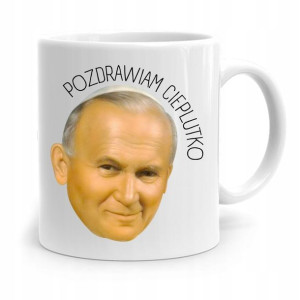 Kubek Śmieszny Papież Papaj Jan Paweł Ii Prezent