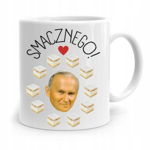 Kubek Śmieszny Papież Papaj Jan Paweł Ii Prezent