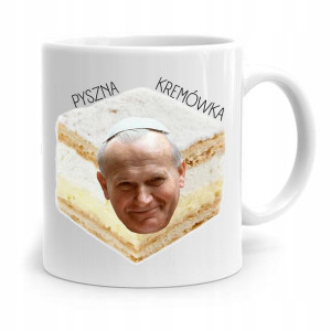 Kubek Śmieszny Papież Papaj Jan Paweł Ii Prezent