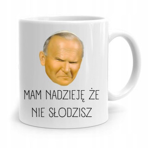 Kubek Śmieszny Papież Papaj Jan Paweł Ii Prezent