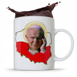 Kubek Śmieszny Prezent Jan Paweł Ii Papież Papaj