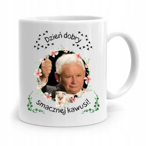 Kubek Śmieszny Prezesa Pis Jarosław Kaczyński