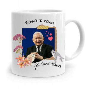 Kubek Śmieszny Prezesa Pis Jarosław Kaczyński