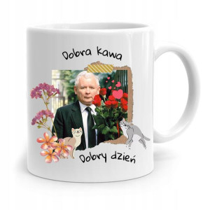 Kubek Śmieszny Prezesa Pis Jarosław Kaczyński