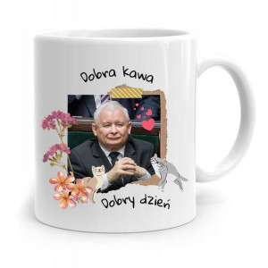Kubek Śmieszny Prezesa Pis Jarosław Kaczyński