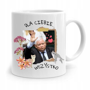 Kubek Śmieszny Prezesa Pis Jarosław Kaczyński