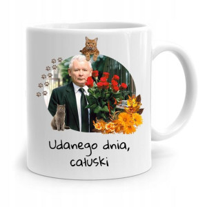 Kubek Śmieszny Prezesa Pis Jarosław Kaczyński
