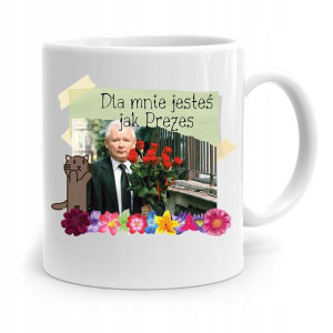 Kubek Śmieszny Prezesa Pis Jarosław Kaczyński