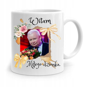 Kubek Śmieszny Prezesa Pis Jarosław Kaczyński