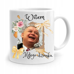 Kubek Śmieszny Prezesa Pis Jarosław Kaczyński