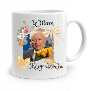 Kubek Śmieszny Prezesa Pis Jarosław Kaczyński