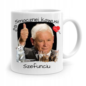 Kubek Śmieszny Prezesa Pis Jarosław Kaczyński