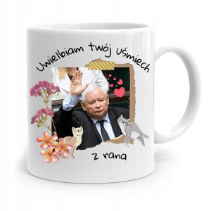 Kubek Śmieszny Prezesa Pis Jarosław Kaczyński