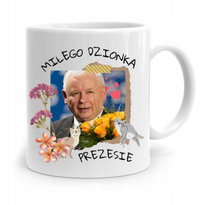 Kubek Śmieszny Prezesa Pis Jarosław Kaczyński