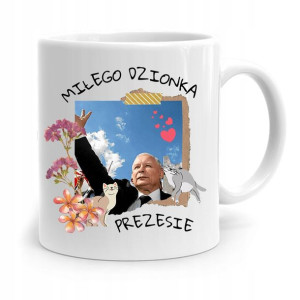 Kubek Śmieszny Prezesa Pis Jarosław Kaczyński