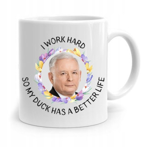 Kubek Śmieszny Prezesa Pis Jarosław Kaczyński