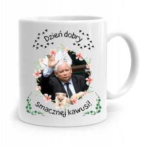 Kubek Śmieszny Prezesa Pis Jarosław Kaczyński