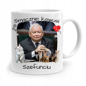 Kubek Śmieszny Prezesa Pis Jarosław Kaczyński