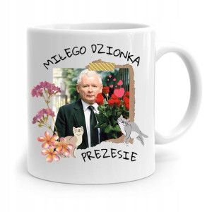 Kubek Śmieszny Prezesa Pis Jarosław Kaczyński