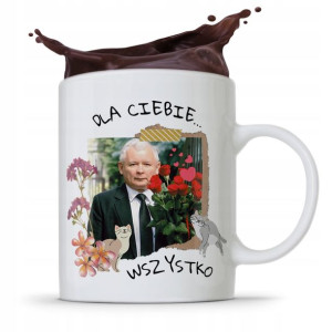 Kubek Śmieszny Prezesa Pis Jarosław Kaczyński