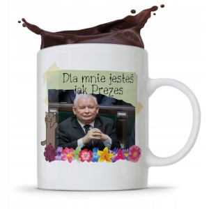 Kubek Śmieszny Prezesa Pis Jarosław Kaczyński
