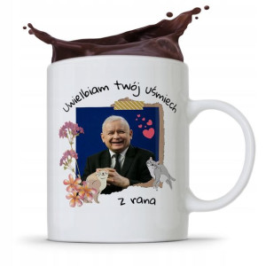 Kubek Śmieszny Prezesa Pis Jarosław Kaczyński