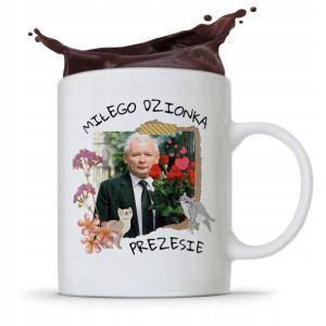 Kubek Śmieszny Prezesa Pis Jarosław Kaczyński