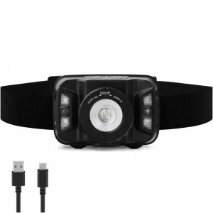 Latarka Czołowa Czołówka Blackhawk Pro # 360lm Usb