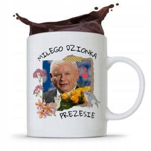 Kubek Śmieszny Prezesa Pis Jarosław Kaczyński