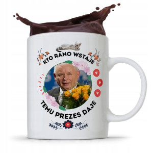 Kubek Śmieszny Prezesa Pis Jarosław Kaczyński