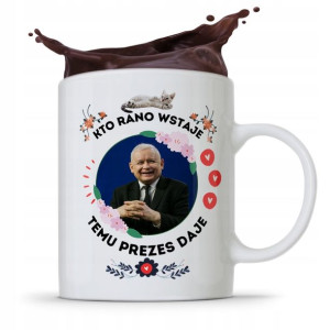 Kubek Śmieszny Prezesa Pis Jarosław Kaczyński