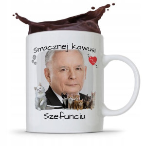 Kubek Śmieszny Prezesa Pis Jarosław Kaczyński