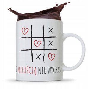 Kubek Śmieszny Zabawny Z Miłością Nie Wygrasz