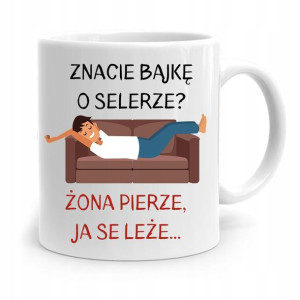 Kubek Śmieszny Zabawny Znacie Bajkę O Selerze?
