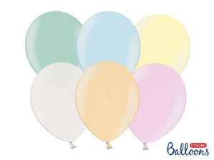 Balony Strong 23cm, Perłowe Mix różnokolorowe 100 szt.