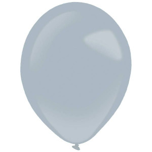 Balony lateksowe Decorator Fashion Pastelowe Szare 28cm, 50 szt.