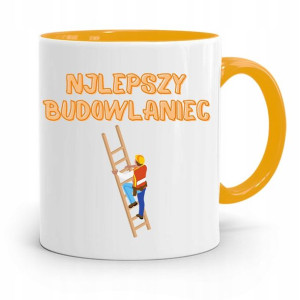 Kubek Żółty Budowlańca Majstra Fachowca Prezent