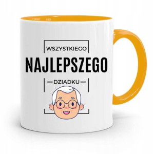 Kubek Żółty Dla Dziadka Wszystkiego Najlepszego