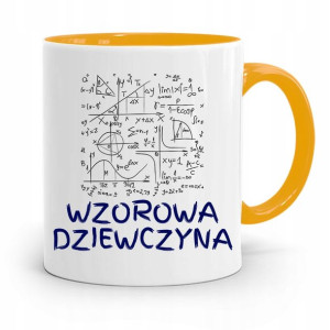 Kubek Żółty Dla Dziewczyny Wzorowa Dziewczyna