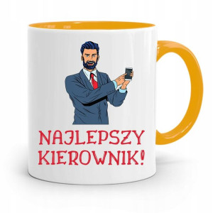 Kubek Żółty Dla Kierownika Najlepszy Kierownik