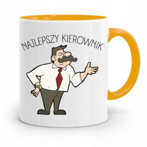 Kubek Żółty Dla Kierownika Najlepszy Kierownik